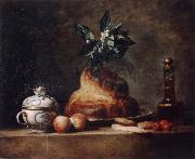 Jean Baptiste Simeon Chardin, Style life with Brioche